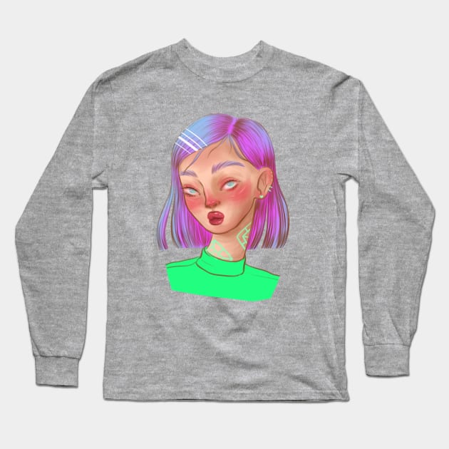 neon Long Sleeve T-Shirt by gaynaa